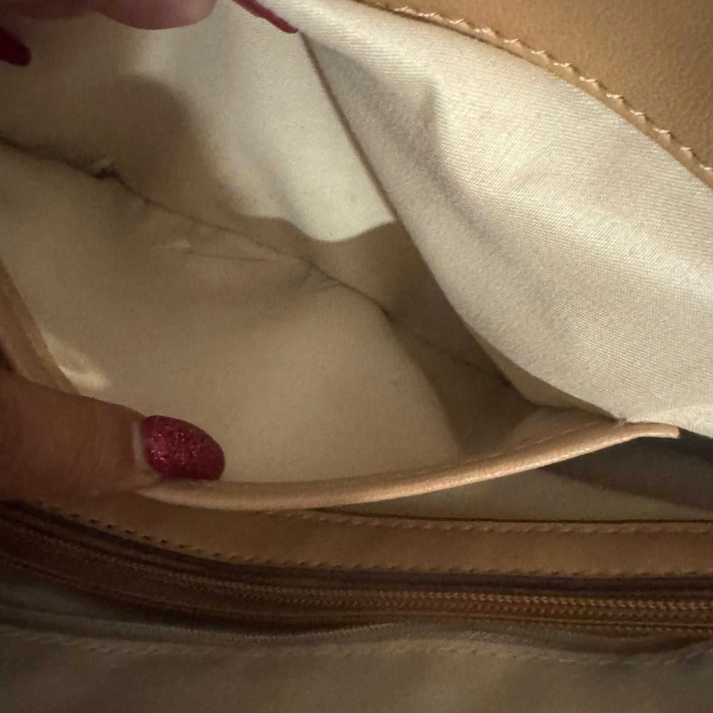 Pre-Love Giani Bernini Beige Floral Tote Bag