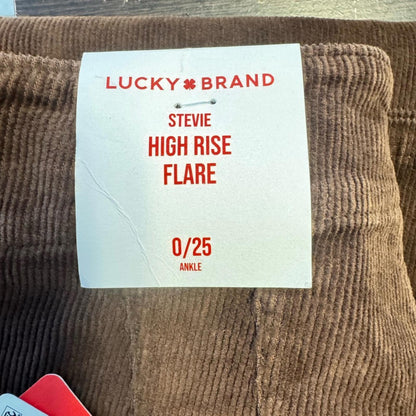 Lucky Brand walnut Flare Corduroy Pants