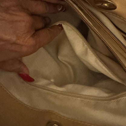 Pre-Love Giani Bernini Beige Floral Tote Bag