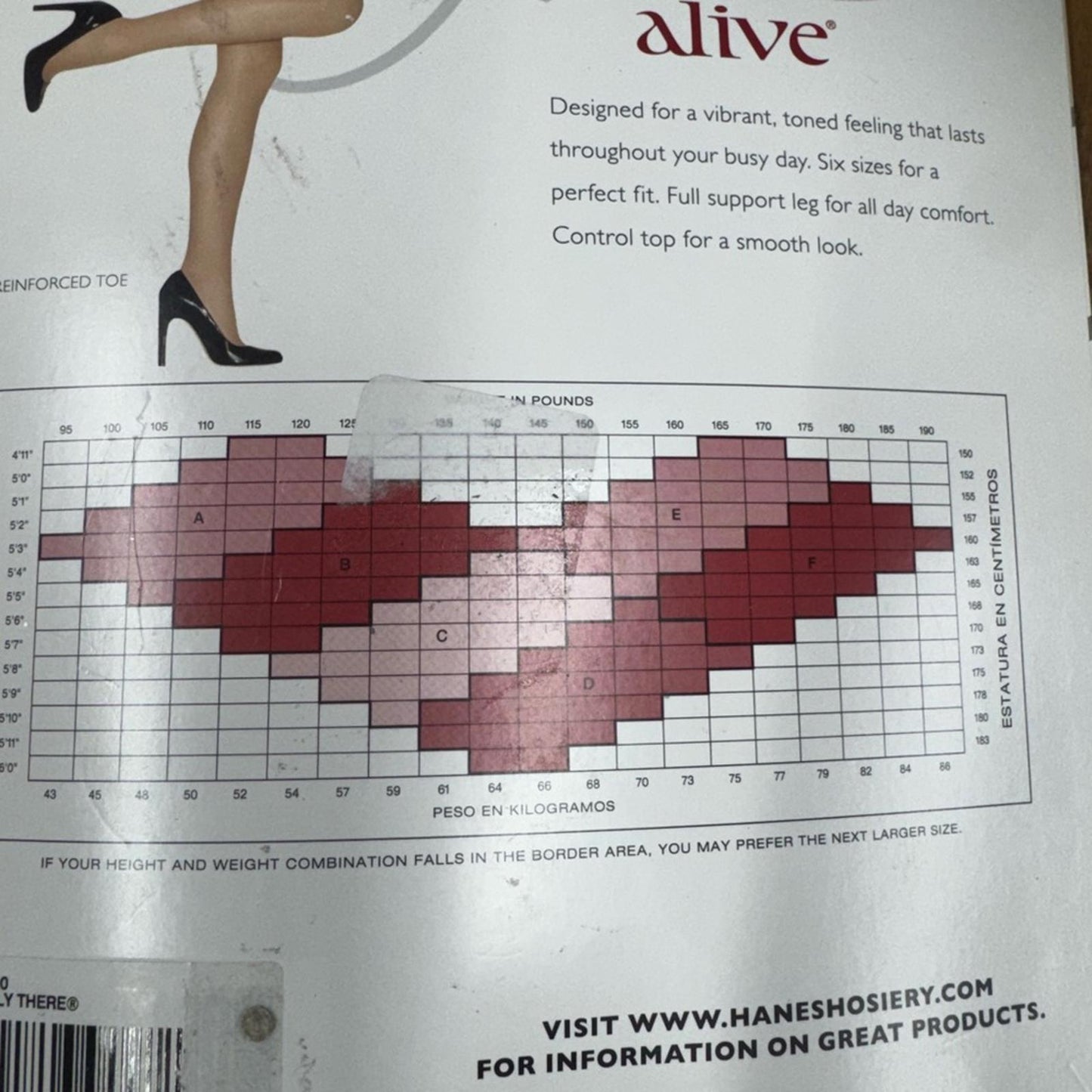 Hanes pk/3 Pantyhose