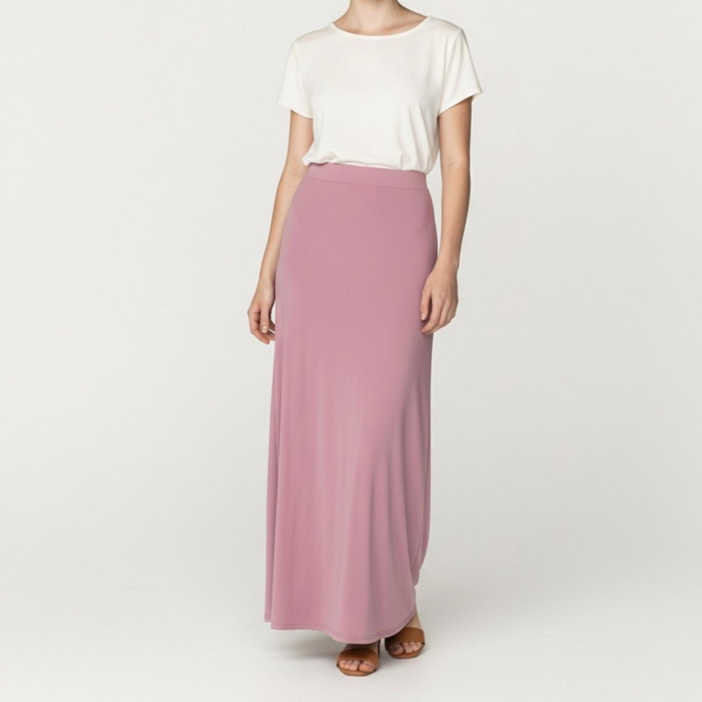 Vince Camuto Soft Pink Maxi Skirt