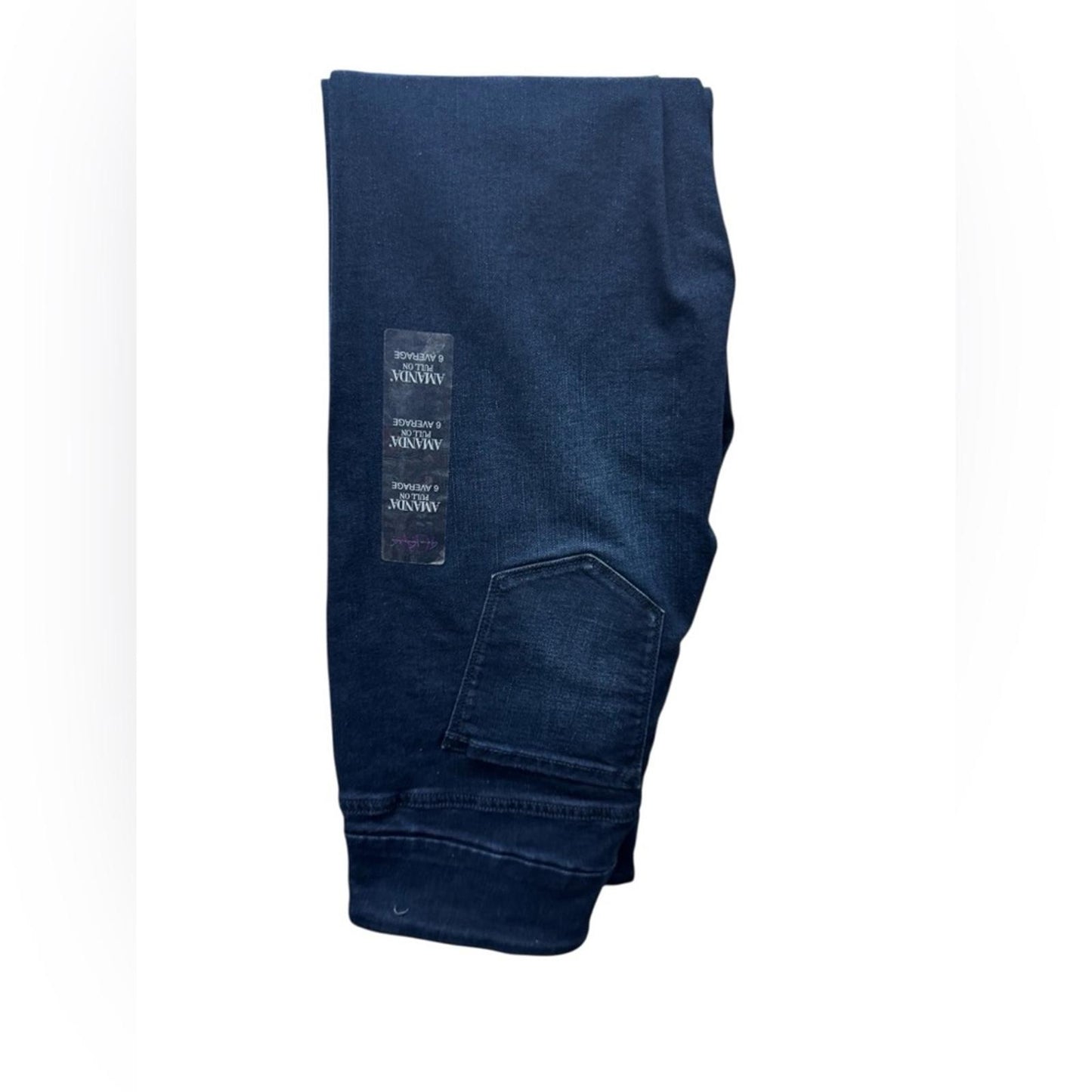 Gloria Vanderbilt Amanda  Pull On high rise Women's Dark Blue Jeans