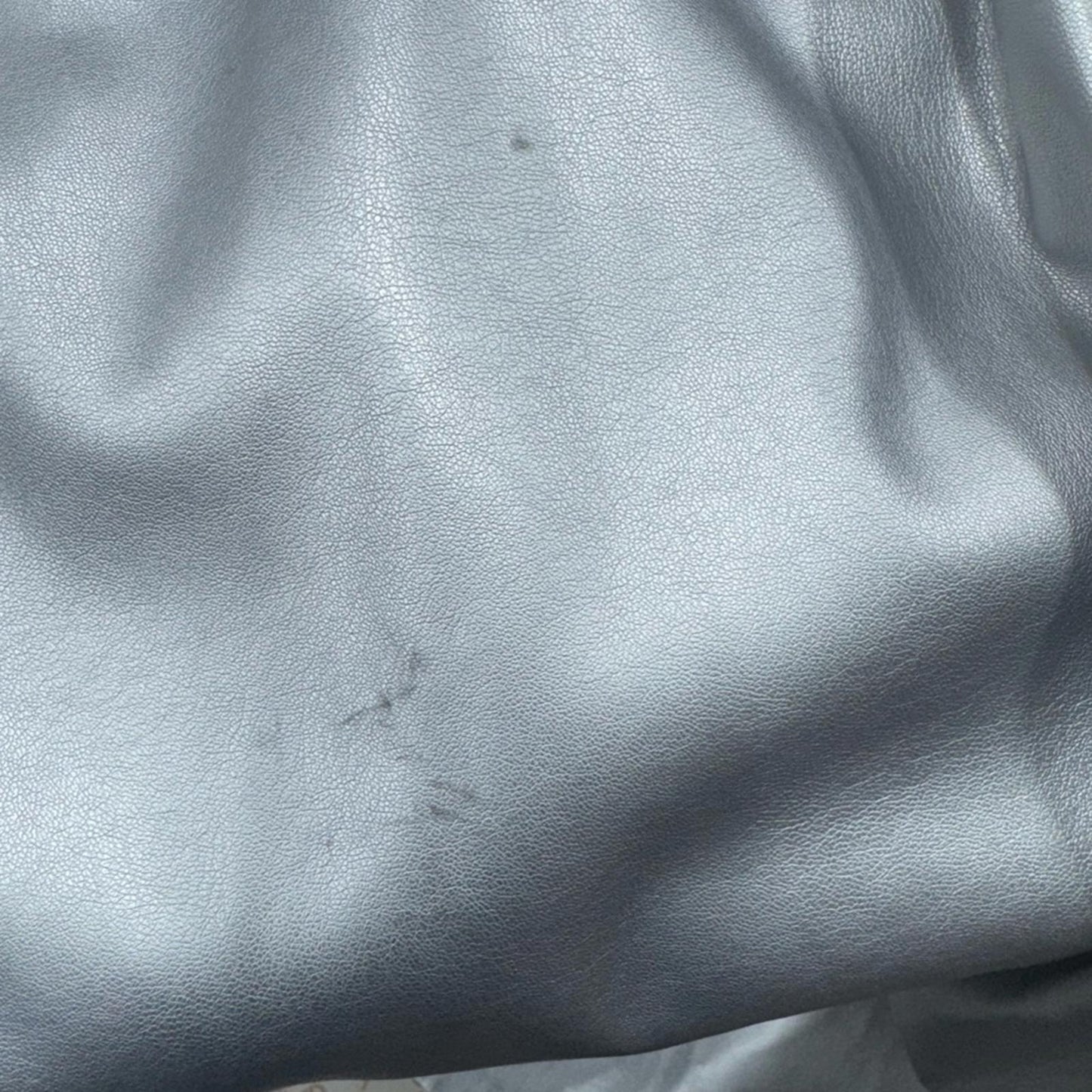 Vince Camuto Shimmering Silver Midi Skirt