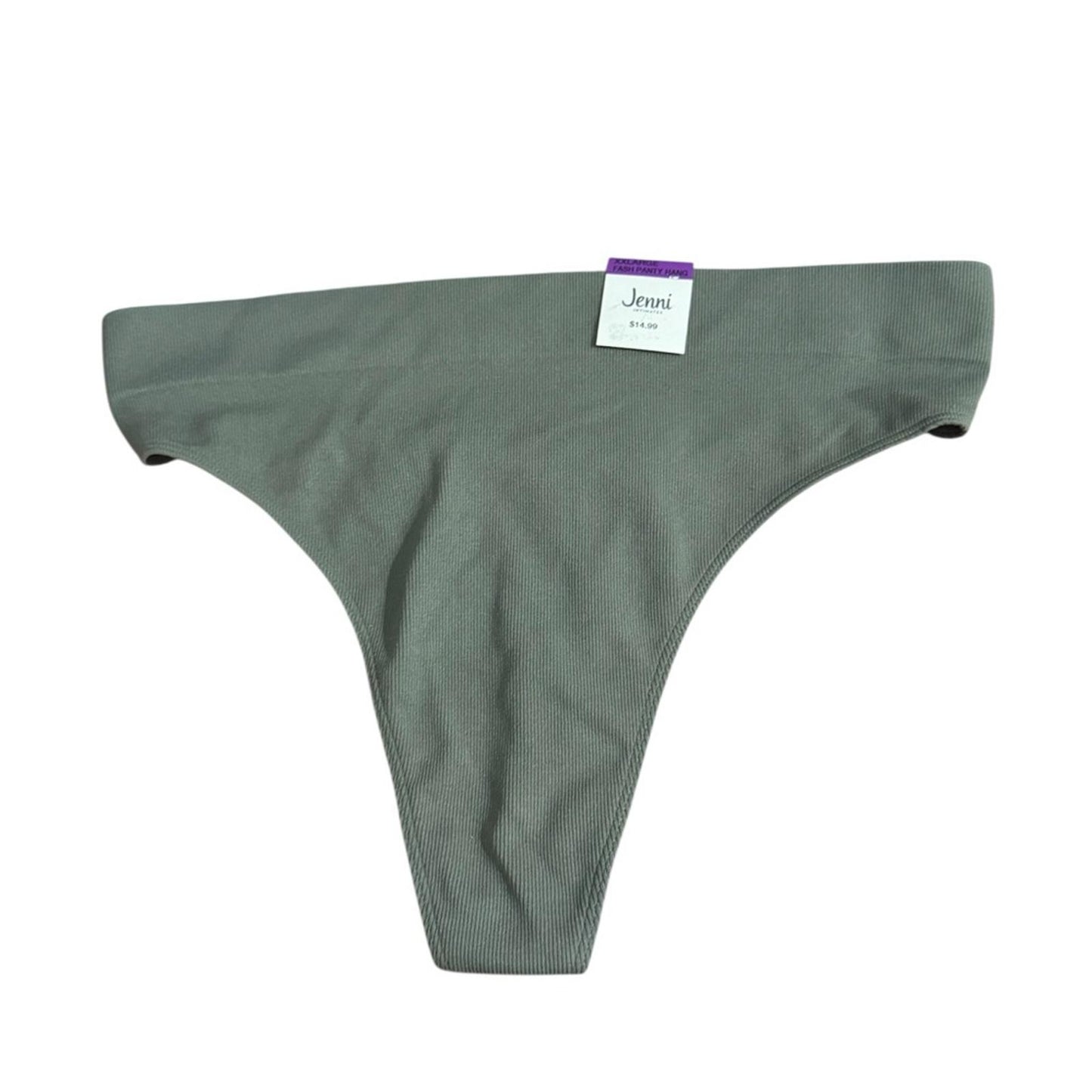 Jenni Seamless Ribbed Hi-Cut Thong