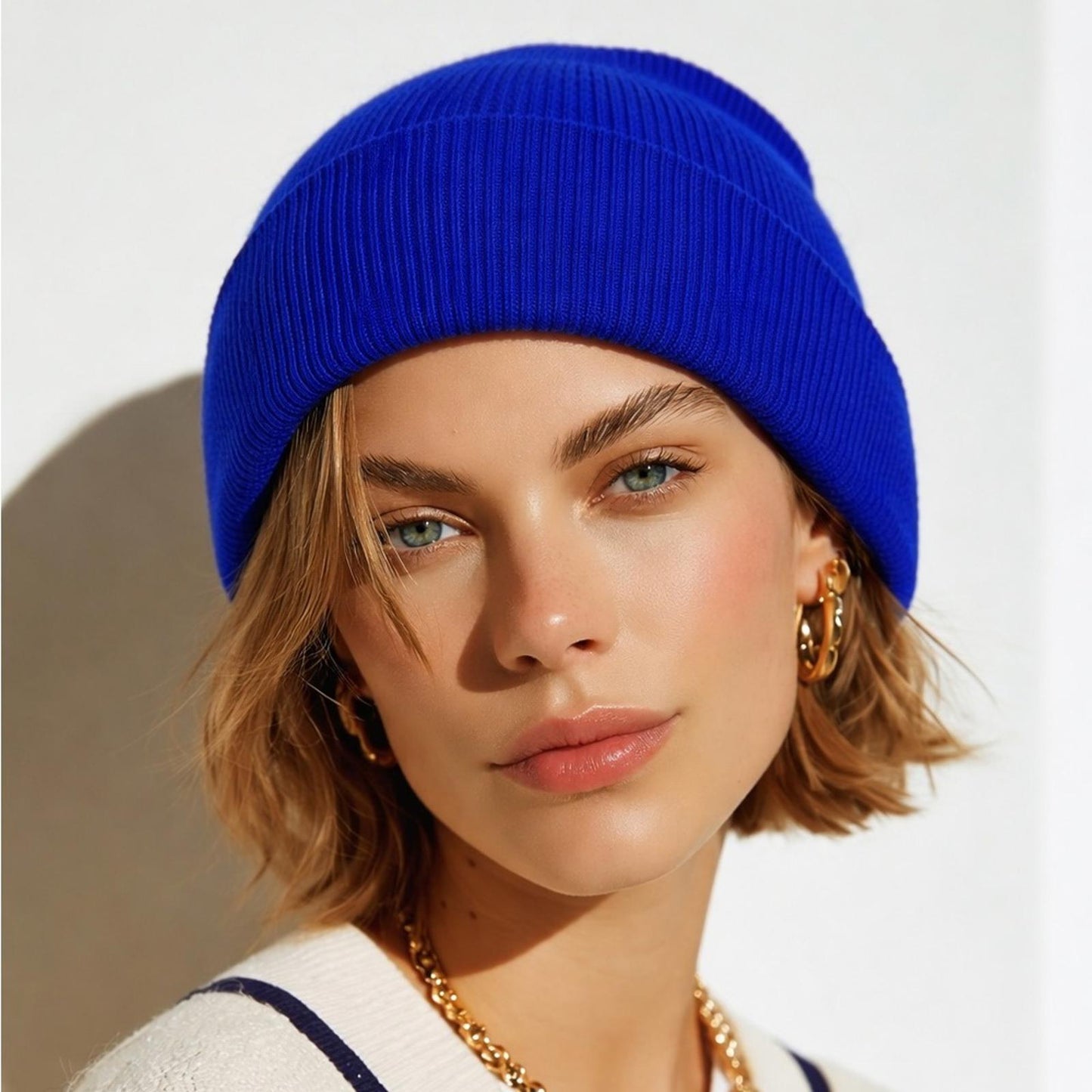 Vibrant Blue Beanie