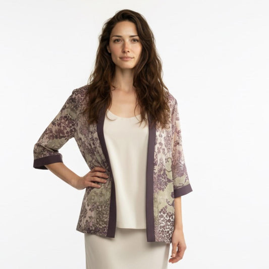 Pre-Love Floral Print Jacket and Blouse Set