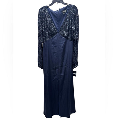 DKNY Midnight Blue Sequin Dress