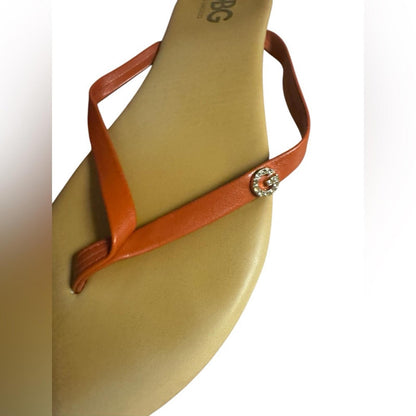 Pre-Love GBG Los Angeles Women's Orange Sandals