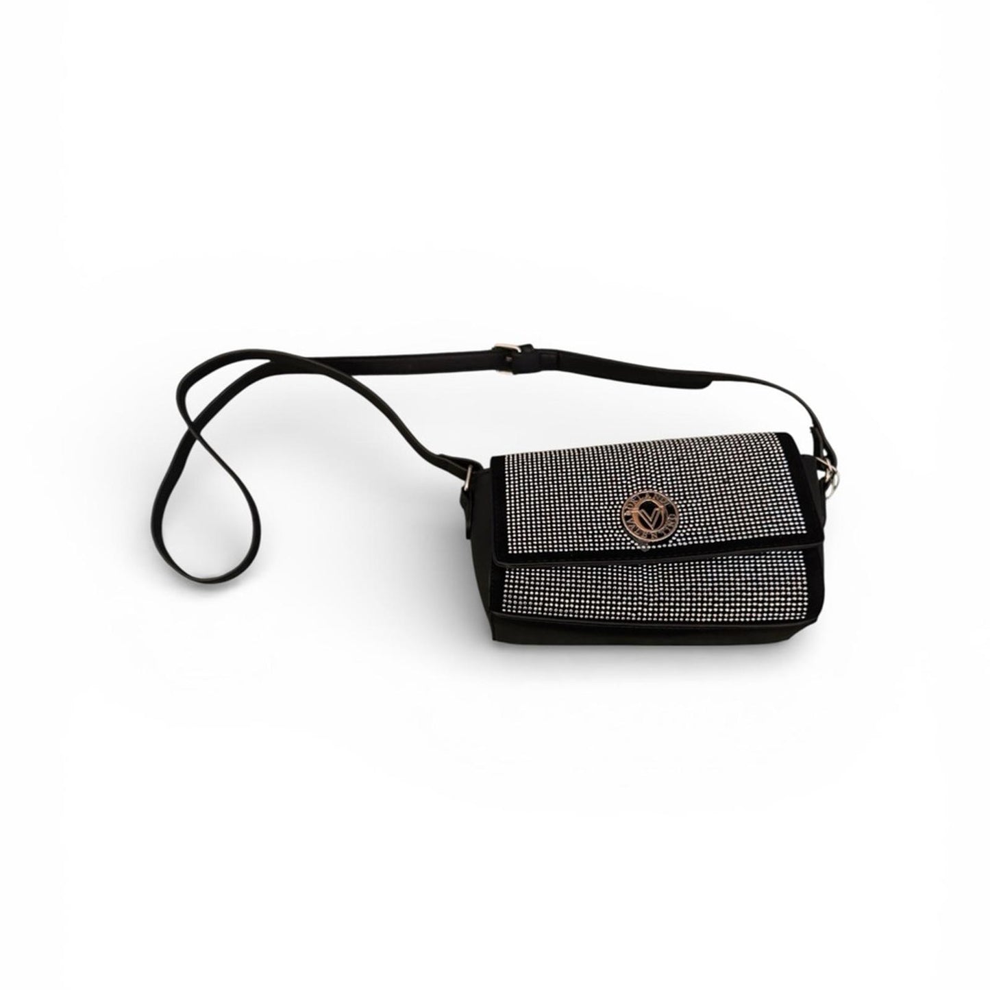 Valentino Orlandi Elegant Black and Gray Women's Bag