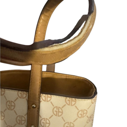 Pre-Love Giani Bernini Beige Floral Tote Bag