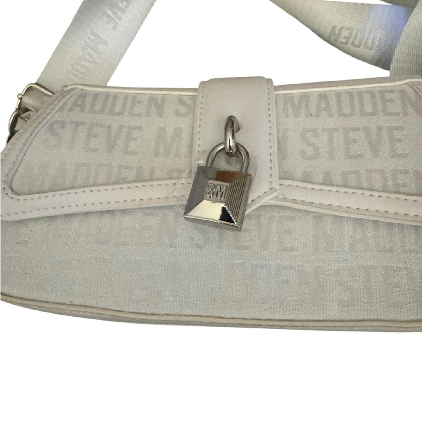 Steve Madden Cream Crossbody Bag