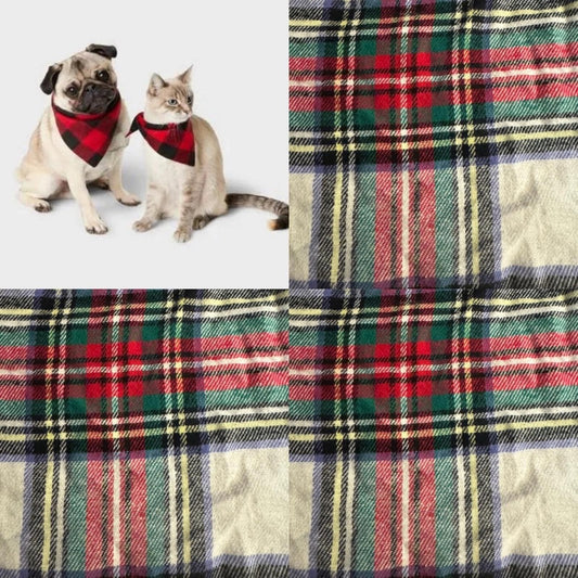 Vivifying Dog Christmas Bandana,