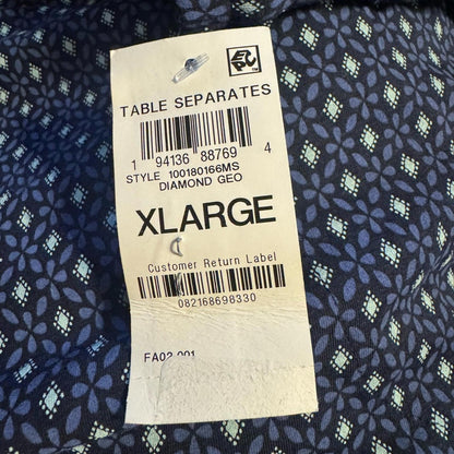 State of Day Women's Navy Pattern  Pajama Pants