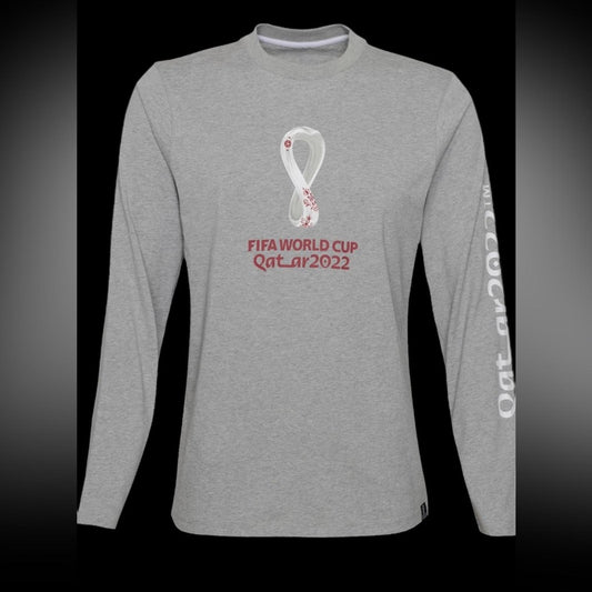 Gray FIFA World Cup Qatar 2022 Long Sleeve Tee