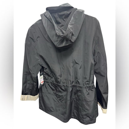 Charter Club Black Utility Jacket with Hood
