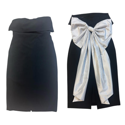 Donna Karan Black Strapless Dress