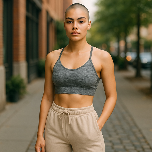 Cotton on body Women's Gray Sports Bra