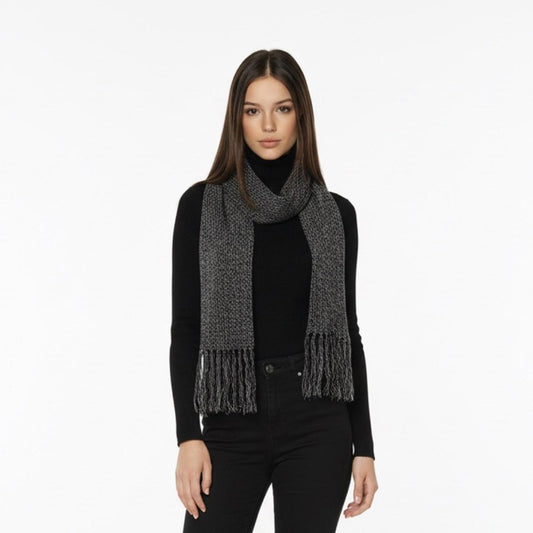 Pre-Love Elegant Gray Women's Scarf