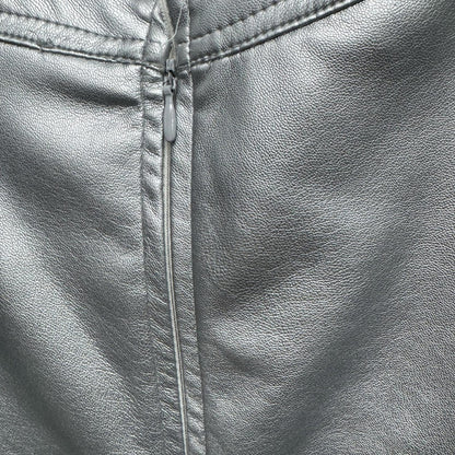 Vince Camuto Shimmering Silver Midi Skirt
