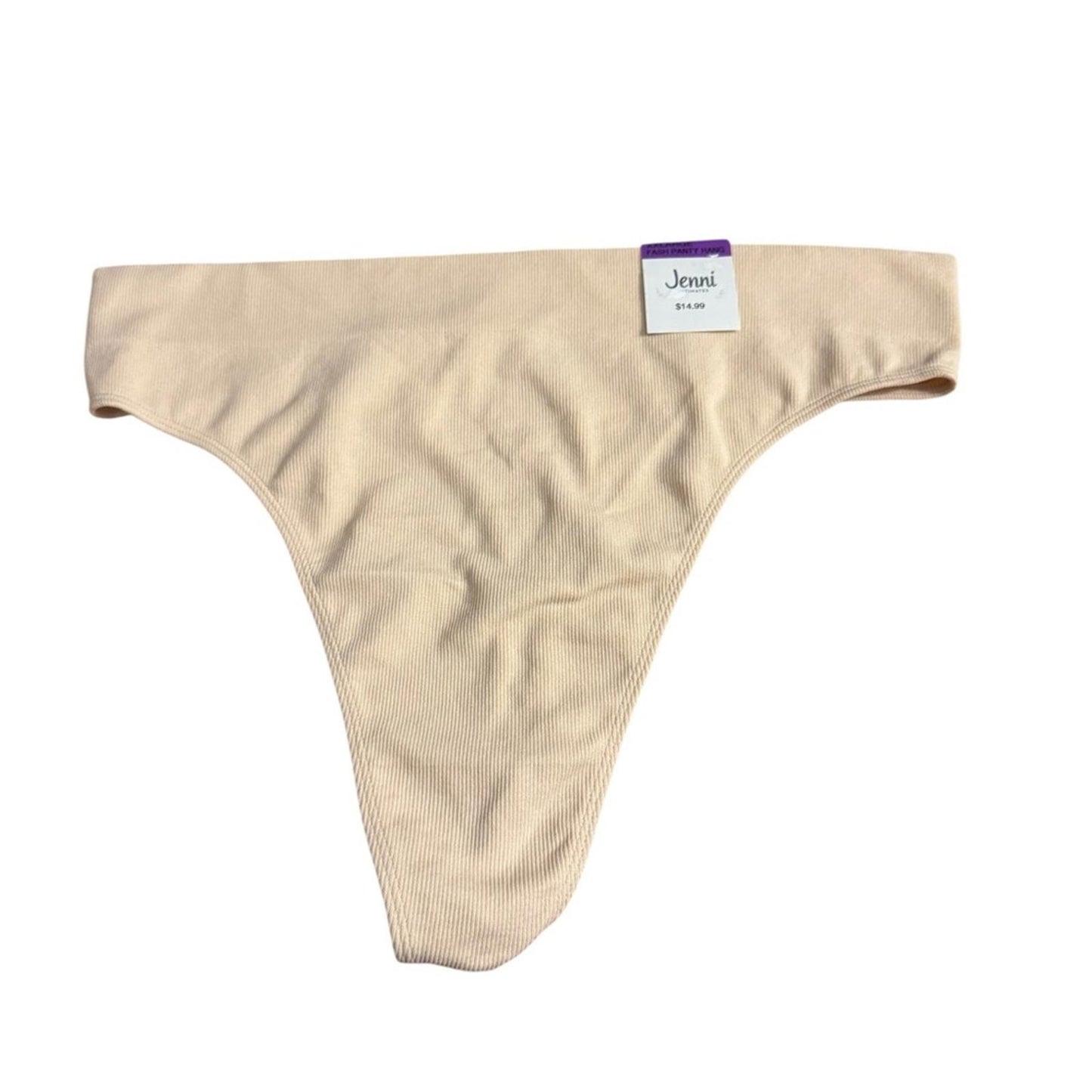 Jenni Seamless Ribbed Hi-Cut Thong