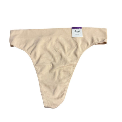 Jenni Seamless Ribbed Hi-Cut Thong