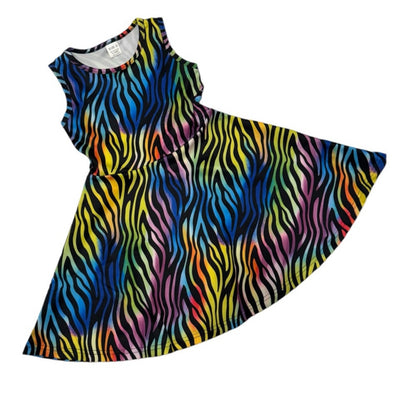 rainbow color dress