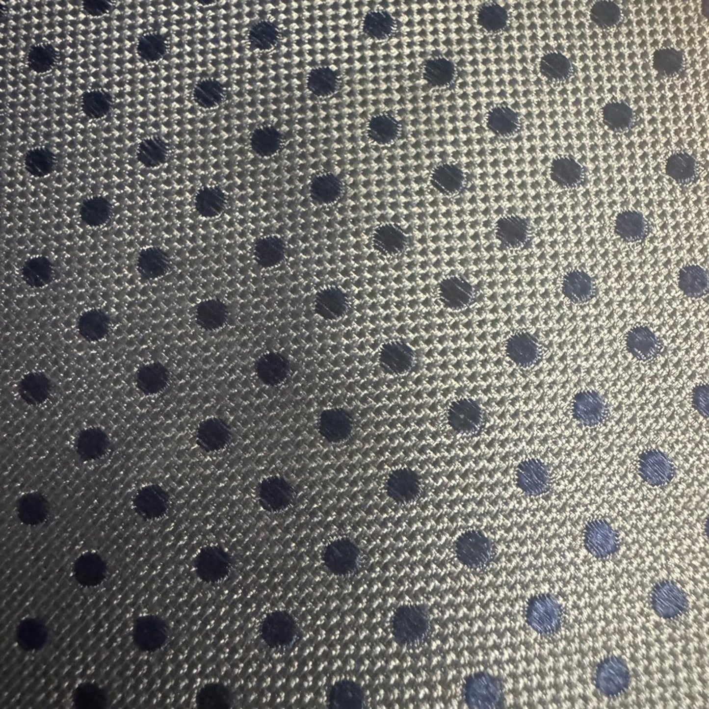 Club Room Gray w/blue Polka Dot Tie