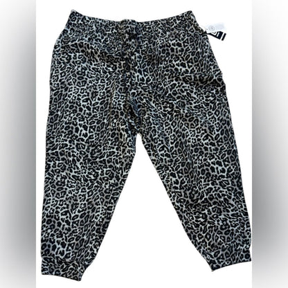Ideology Black and White Animal Print Joggers