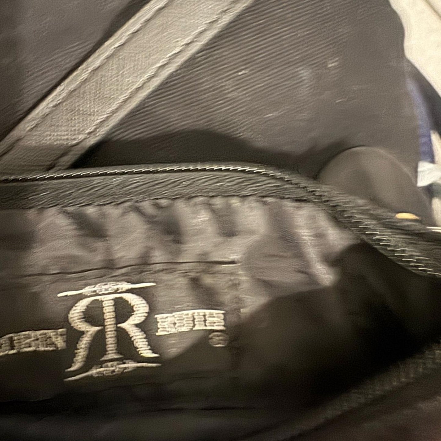 Pre-Love Robin Ruth Black and Red Crossbody Bag