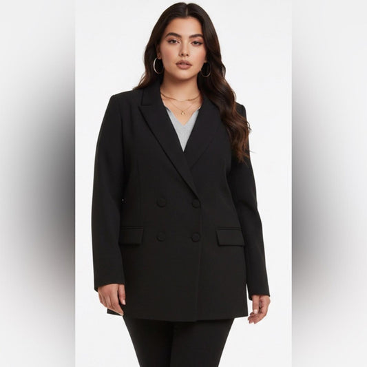 DKNY Elegant Black Women's Blazer Suit