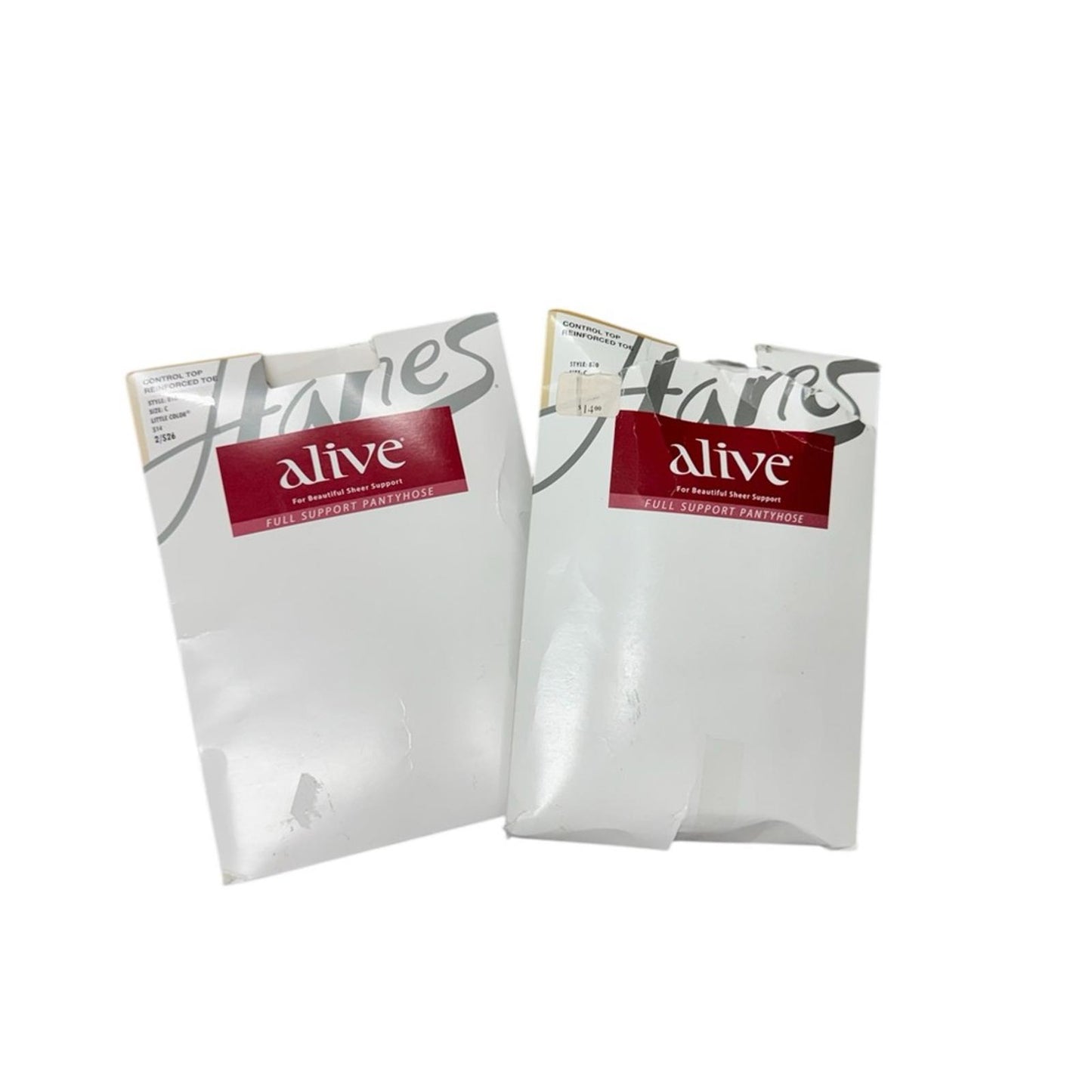 Hanes pk/2 Alive Pantyhose with Red Label