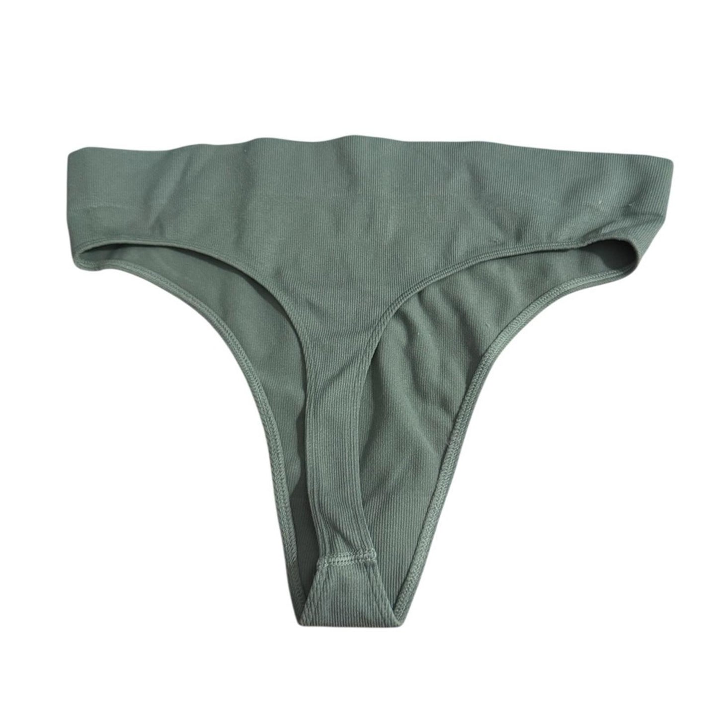 Jenni Seamless Ribbed Hi-Cut Thong