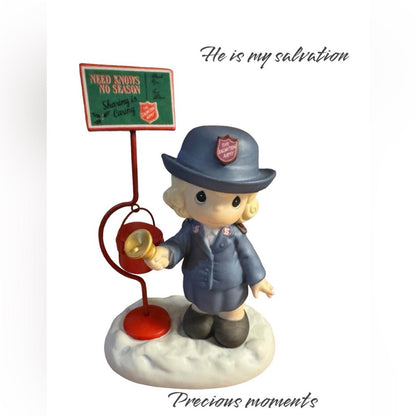 “ he is my salvation”
 Precious moments Figurine