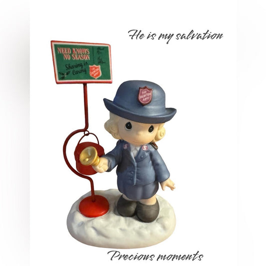 “ he is my salvation”
 Precious moments Figurine