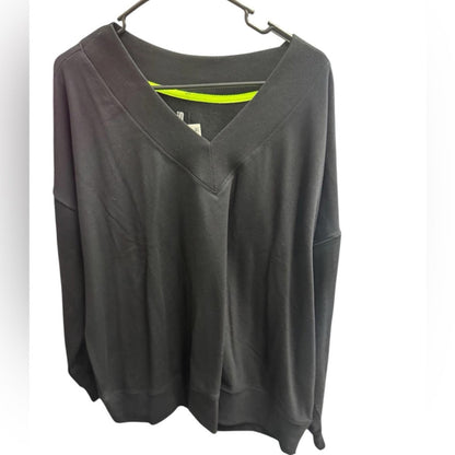 Ideology Women's Black V-Neck Sweater