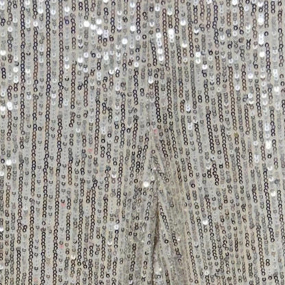 MSK Silver Sequin Women's Pants