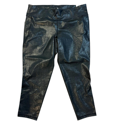 Ideology Black Textured Cropped Pants