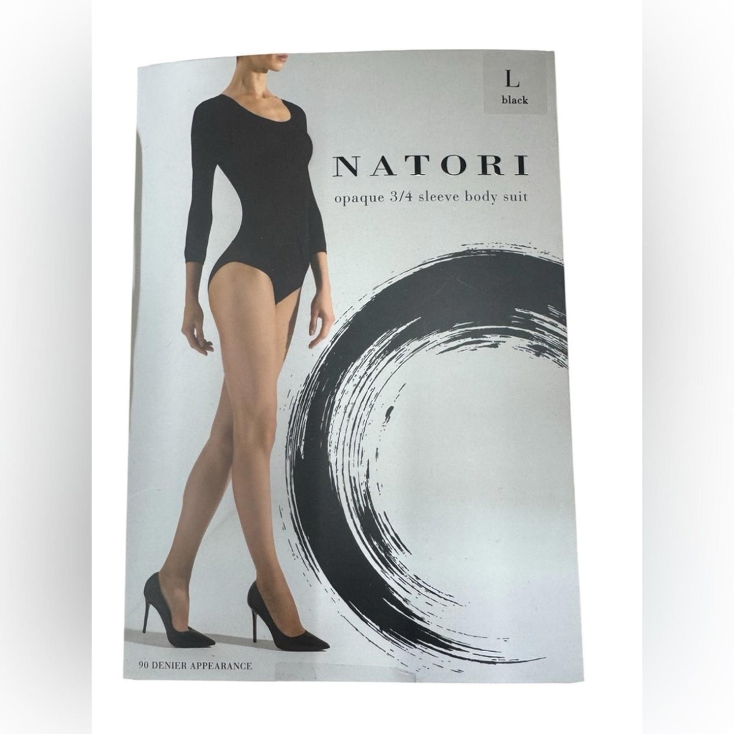 Natori Black Sheer Bodysuit