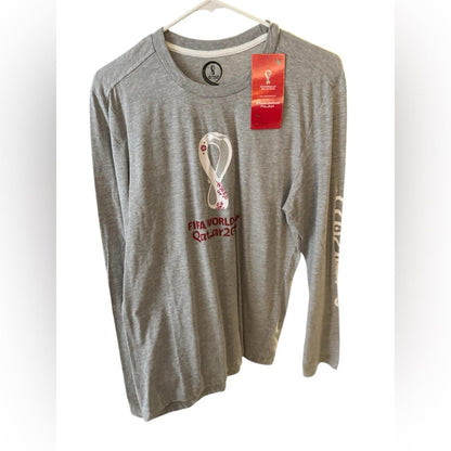 Gray FIFA World Cup Qatar 2022 Long Sleeve Tee