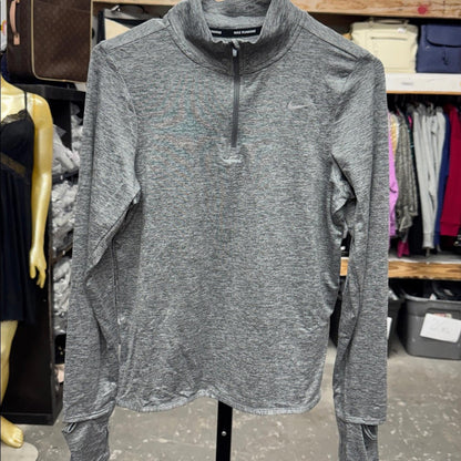Nike Women's Long Sleeve Gray Top