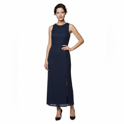 Adrianna Papell Navy Maxi Dress