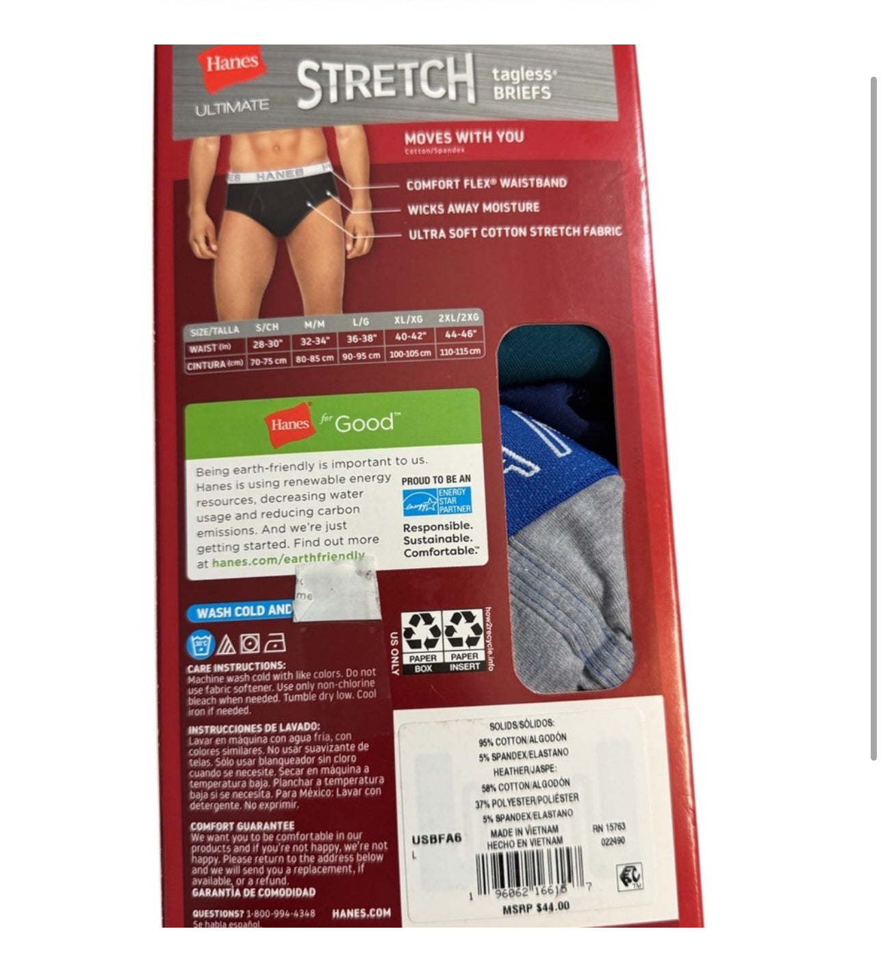 Hanes Men's Tagless Briefs
