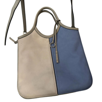 Calvin Klein Blue and Gray Tote Bag