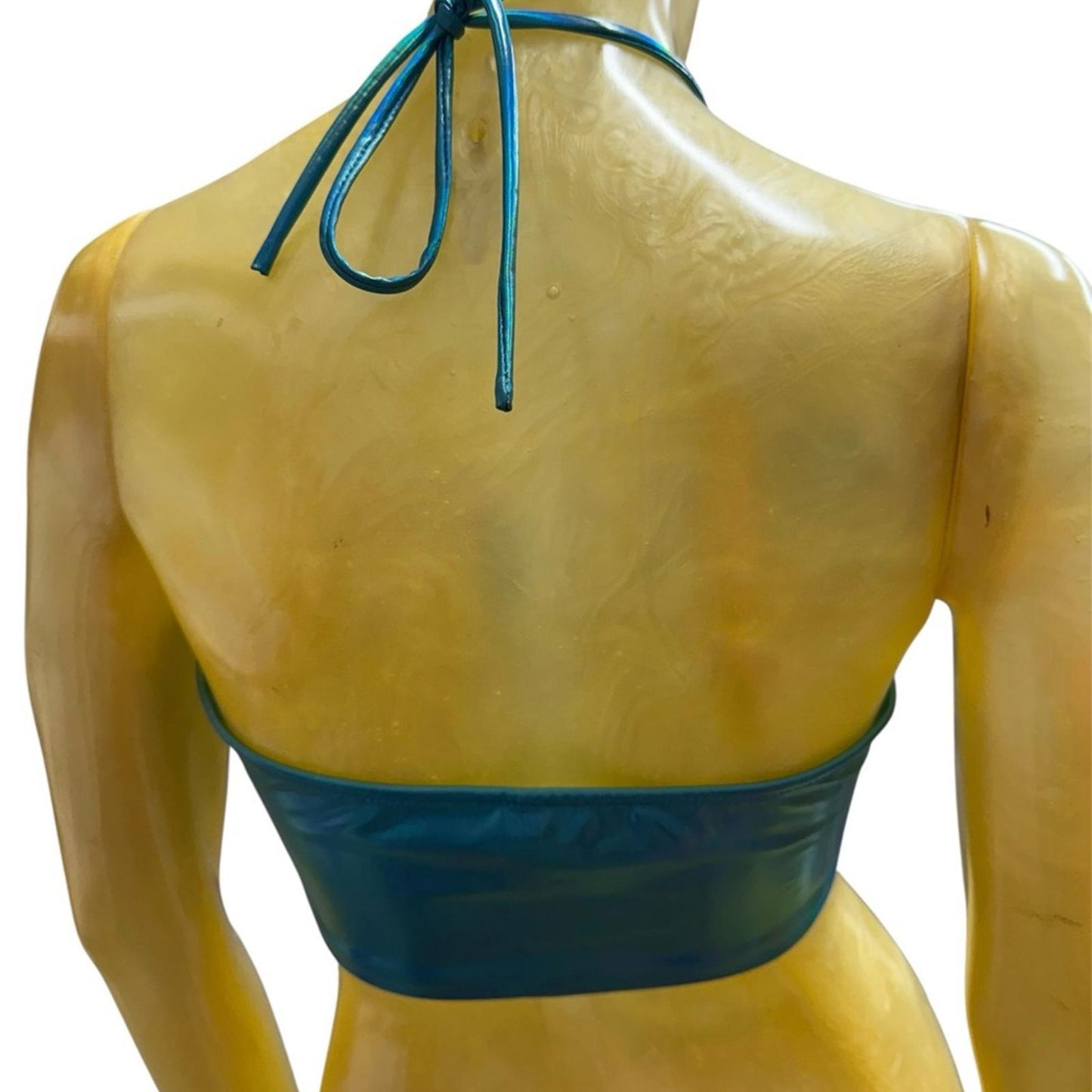 Blue Bandeau tank top