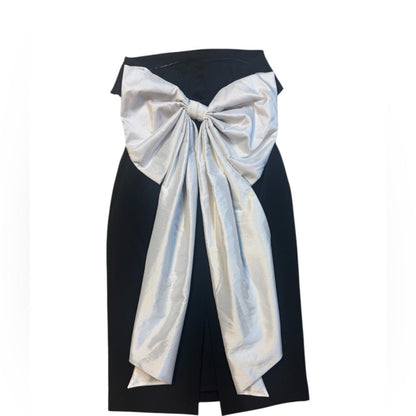 Donna Karan Black Strapless Dress