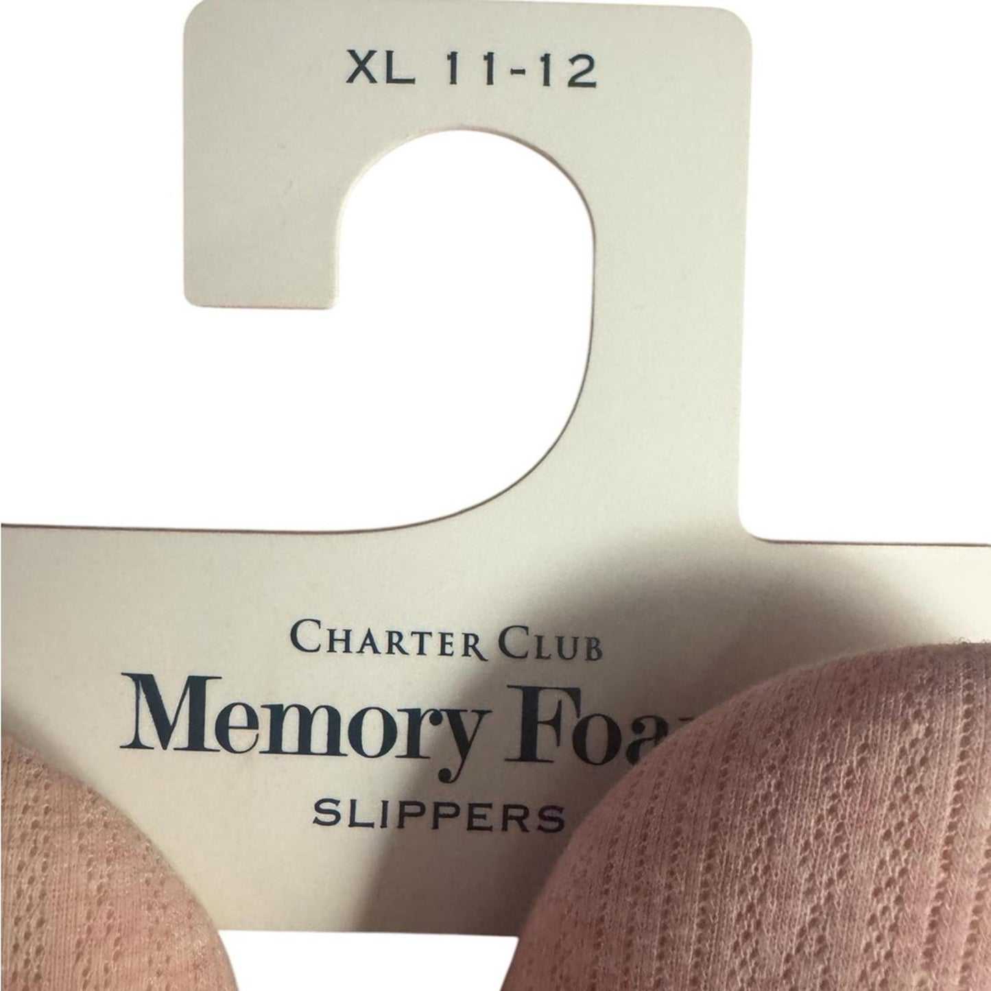 Charter Club Memory Foam Cozy Pink Women's Slippers