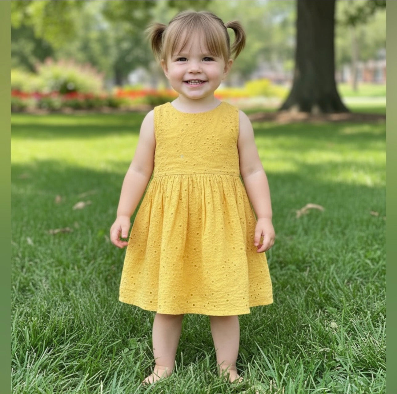 Pat pat toddler girls tank top dress