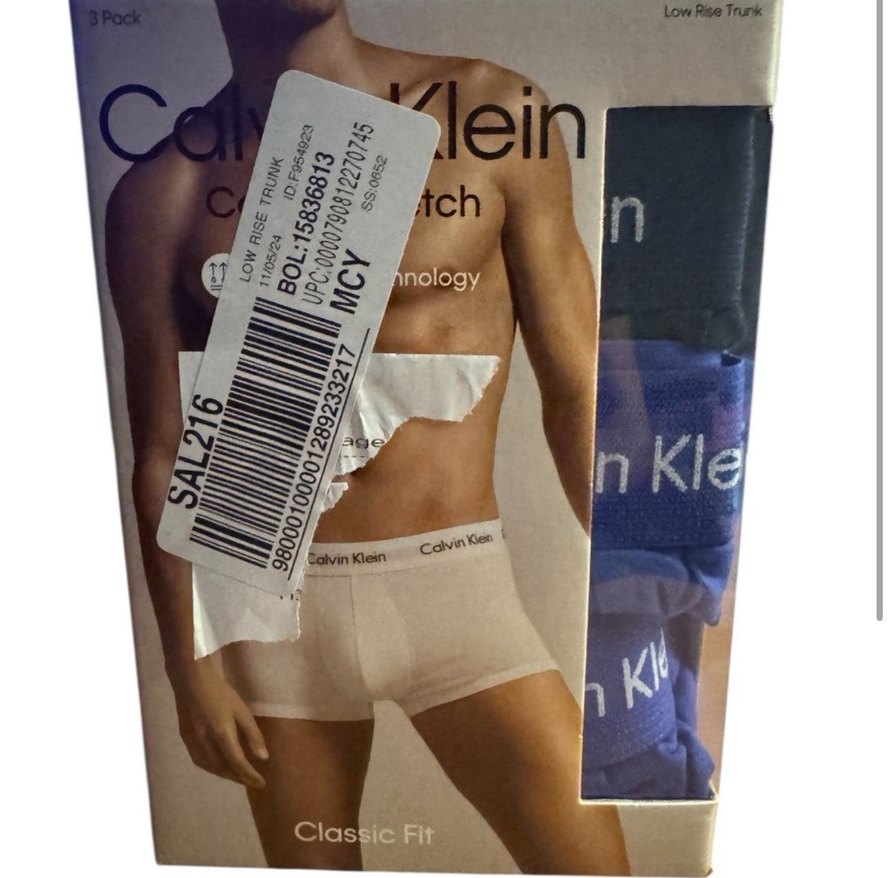 Calvin Klein Classic Fit Low Rise Trunk Set