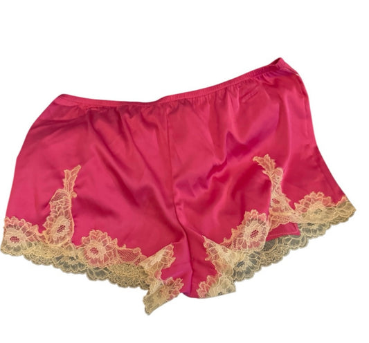 INC Elegant Pink Lace Trim Sleep Shorts