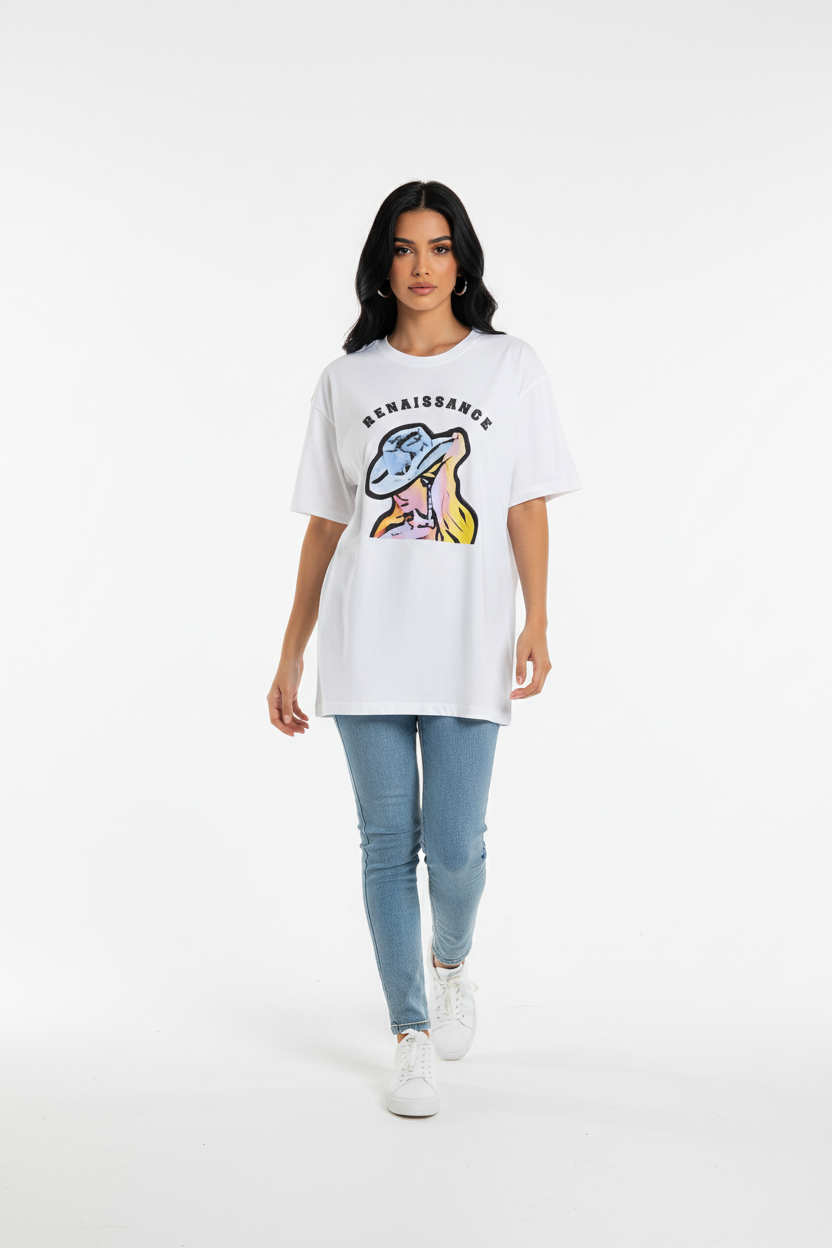 Renaissance Graphic T-Shirt - White